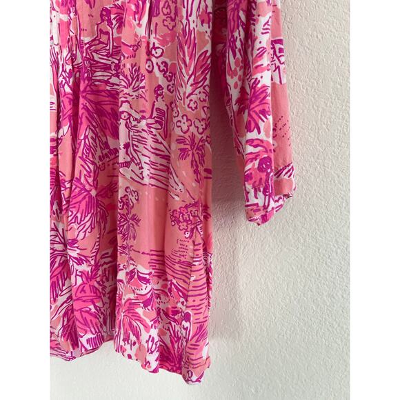 Lilly Pulitzer Sarasota Tunic in Paradise Rule Breakers Women's Size Medium - Picture 7 of 16